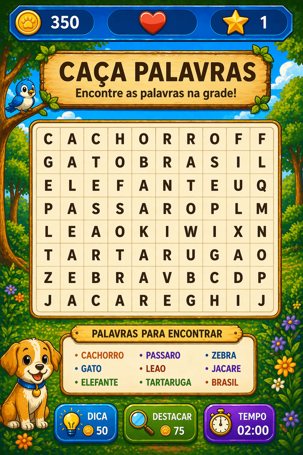 Caça Palavras
