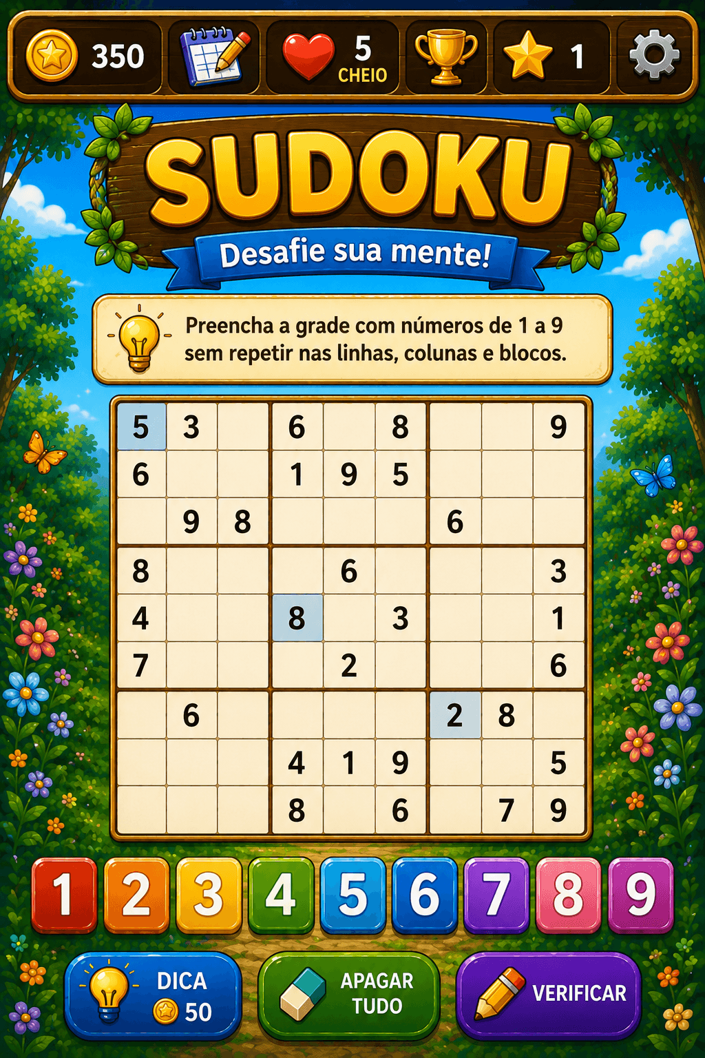 Sudoku screenshot