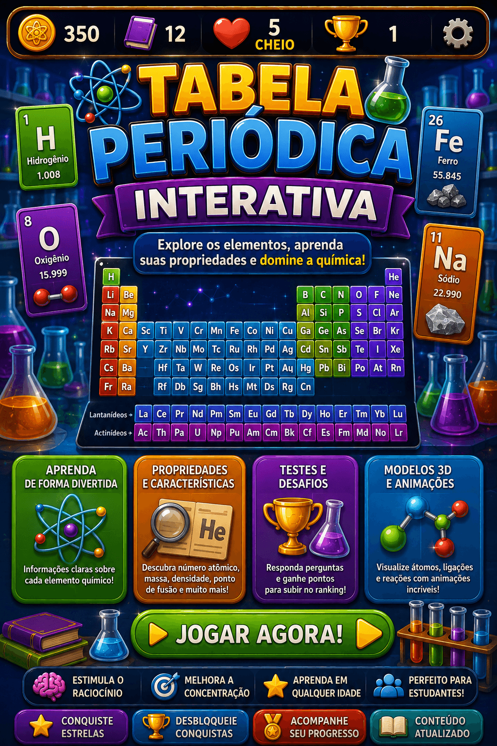 Tabela Periódica Interativa screenshot