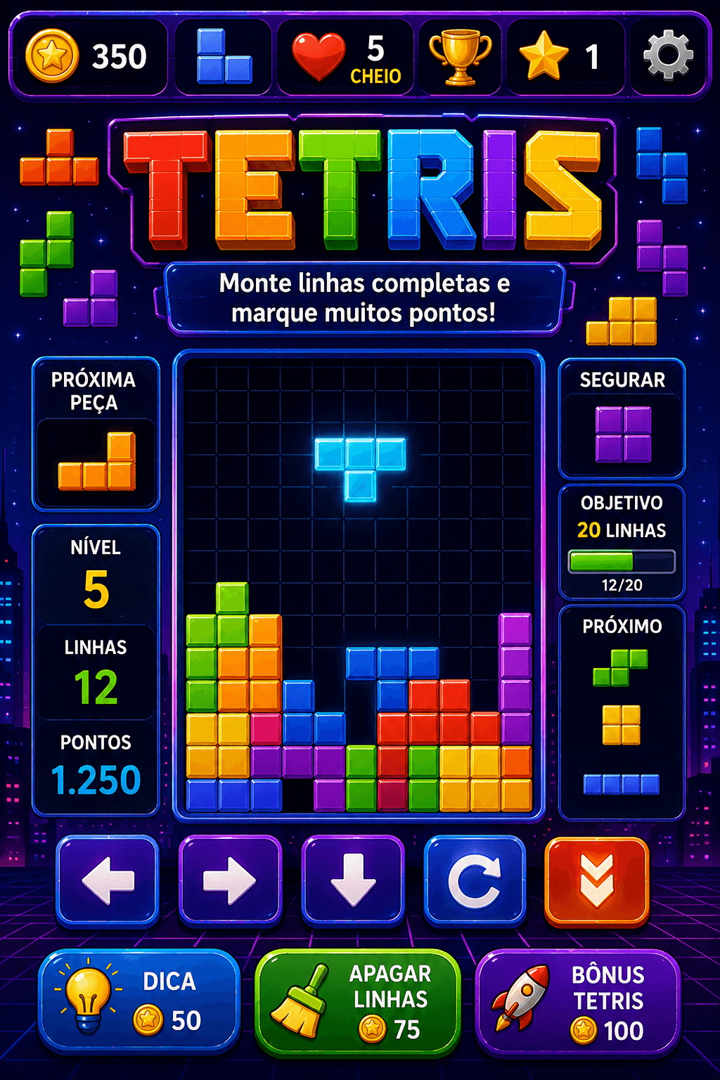 Tetris screenshot